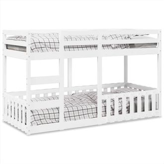 Berkfield Home Bunk Bed White 80x200 cm Solid Wood Pine