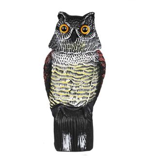 OEM Se&ntilde;uelo De B&uacute;ho Cornudo, P&aacute;jaro Espantap&aacute;jaros, Repelente De Enemigos De La Naturaleza, Se&ntilde;uelo Falso De B&uacute;ho Cornudo Para Jard&iacute;n Exterior