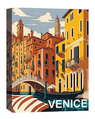 Fairchild Paris Retro Travel Poster - Venice Italy Wall Art