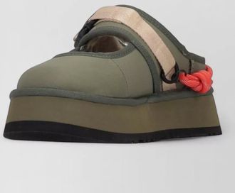 UGG mary jane platform loafers contrast strap