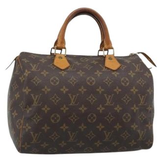 Louis Vuitton Pre-owned Speedy 30 Hand Bag - Dames - Pre-owned - Bruin - Maat: ONE Size Leer