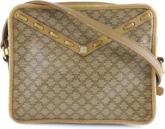 Celine Pre-owned Cross Body Bags, female, Brown, Size: ONE SIZE Pre-owned Canvas crossbody-bags