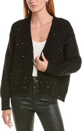 Fort&eacute; Cashmere Sequin Mohair-Blend Cardigan
