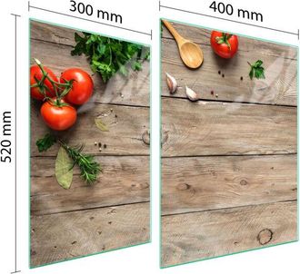 OEM Placa Protectora De Vidrio Para Estufa 70x52 Le&ntilde;a