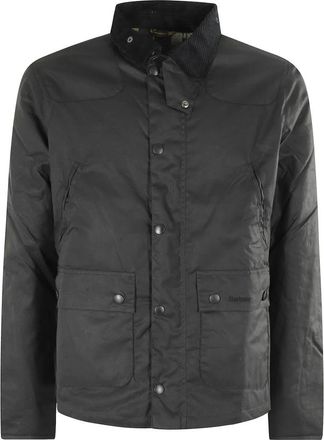 Barbour Navy Blauwe Waxjas met Zakken - Heren - Zomerjassen - Blauw - XL - Jassen