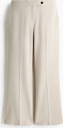 H&M Kn&ouml;chellange Hose in Bootcut - Beige