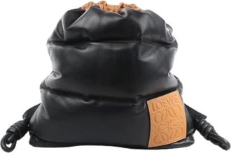 Loewe Pre-owned Backpacks, female, Black, Size: ONE SIZE Pre-owned Puffy Yago Backpack
