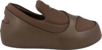 Ferragamo Lunar Paneled Slip-On Sneakers