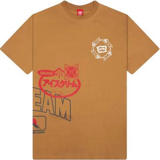 Icecream T-shirt met grafische print - Bruin