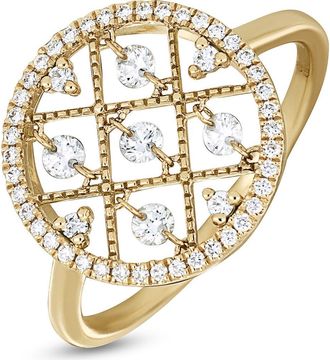 Bony Levy Audrey Diamond Statement Ring in 18K Yellow Gold at Nordstrom, Size 6.5