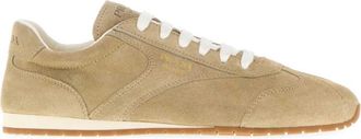 Prada Brown Suede Sneakers