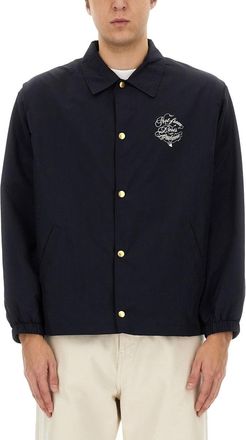 Drôle de Monsieur Vignes Slogan Print Jacket