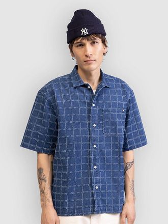 Redefined Rebel RRElton Oversized Fit Hemd blau
