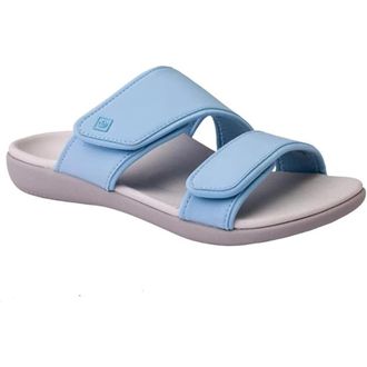 Spenco Kholo Nuevo Sandals Womens Blue Slip On Arch Support Slide JZZ1233
