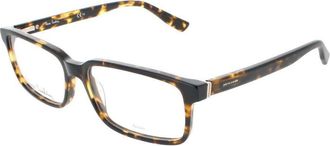 Pierre Cardin Mens Brown Rectangular Eyeglass Frames PC616205MI55