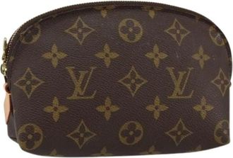 Louis Vuitton Pre-owned Mini Bags, female, Brown, Size: ONE SIZE Pre-owned Canvas Pouch