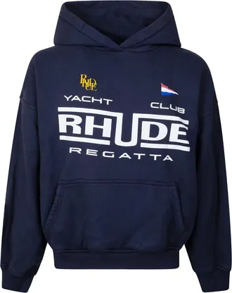 Rhude Hoodies & sweatvesten, Heren, Blauw, L, Hoodies