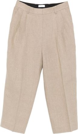 Toteme Beige Regular Fit Trouser