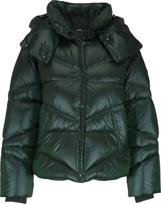 Bogner Xally gewatteerd jack met capuchon - Groen