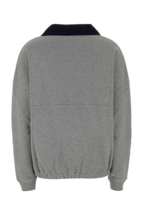Loewe Cotton-Jersey Pullover Sweatshirt - Gray