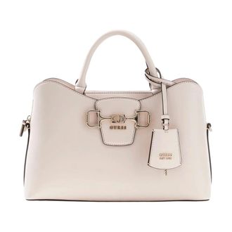 Guess Handbags, female, White, Size: ONE SIZE Borsa a Mano Janie