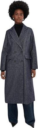 Levi's Double Breasted Blazer Jacket Womens Clothing Heather Navy : MD, Nylon/Polyester/Wool