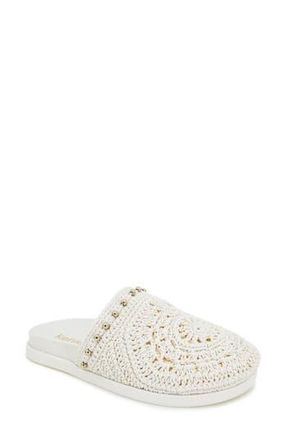 Kensie Paislee Raffia Mule in Natural Crochet at Nordstrom Rack, Size 8