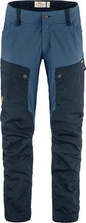 Fj&auml;llr&auml;ven Keb Trousers Mens Casual Pants Dark Navy/Uncle Blue : 46 (US Mens 30-31) R, Cotton/Nylon/Polyester
