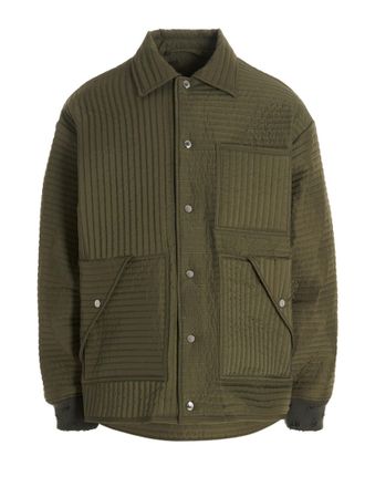 Khrisjoy Mens Chore Quilted Stripes Down Jacket