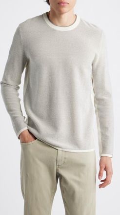 Rag & Bone Oliver Crewneck Sweater (Nordstrom Exclusive) in Fog at Nordstrom, Size Xx-Large