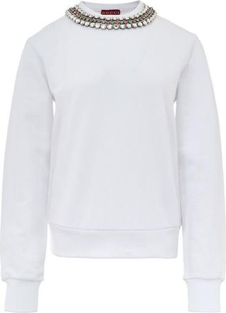 Gucci White Cotton Womens Sweatshirt