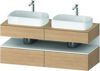 Duravit Qatego Consola Mueble Bajo Lavabo, 2 Extensiones, 2 - Duravit