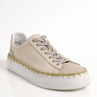 Free People Womens Scotty Sneakers In Plaster