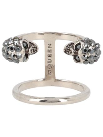 Alexander McQueen Silver Skull Ring