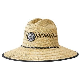 Rip Curl Logo Straw Hat Hut f&uuml;r Herren | beige