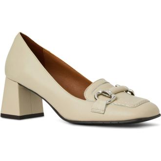Aquatalia Corrina Weatherproof Loafer Pump in Ivory at Nordstrom Rack, Size 10.5