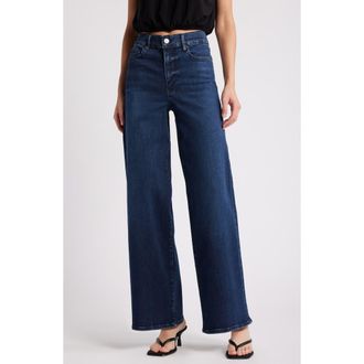 Frame Denim Le Slim Palazzo High Waist Wide Leg Jeans in Dante at Nordstrom, Size 25