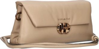 Hispanitas Tassen, Dames, Beige, ONE Size, Beige Schoudertassen voor Dames