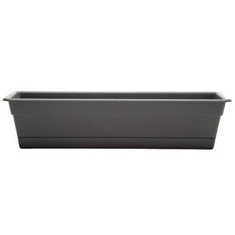 Bloem 24 Inch Dura Cotta Window Box Planter, Charcoal in Gray at Nordstrom