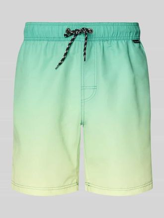 Blend Badeshorts mit Ges&auml;&szlig;leistentasche Modell BHRISLEA GRADIENCE in Gruen, Gr&ouml;&szlig;e XXL