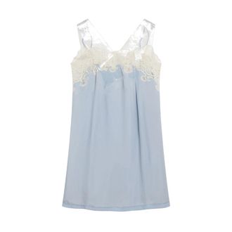 Maison Margiela Taped Slip Dress - female - Maison Margiela - Short Dresses - Blue - XS - Dresses