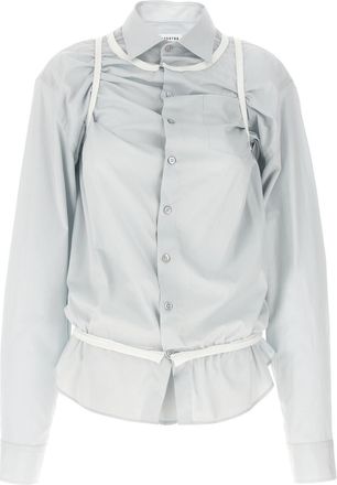 Maison Margiela Light Blue Layered shirt