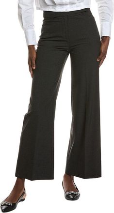 Ganni Drapey Melange Mid Waist Pant