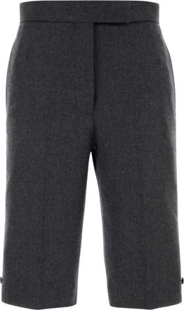 Thom Browne Mujer, Pantalones cortos, Gris, Talla: S