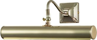 Elstead Lighting Luz para cuadros, acero, lat&oacute;n pulido, 36cm