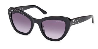 Guess GM00016 01B Womens Sunglasses Black Size 53