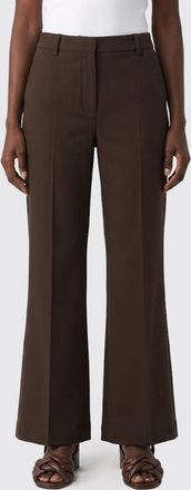 Golden Goose Pantaloni flared in lana a vita alta con tasche a filetto