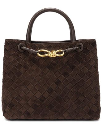 Tiffany & Fred Hand-Woven Suede Bag