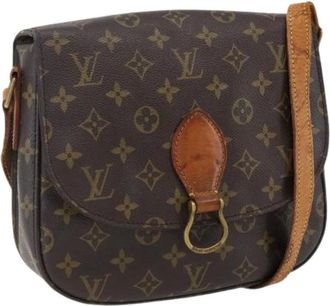 Louis Vuitton Pre-owned Cross Body Bags, female, Brown, Size: ONE SIZE Pre-owned Canvas Cross Body Bag