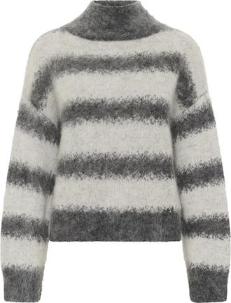 Karen by Simonsen Turtleneck - Dames - Coltruien - Grijs - M - Truien & Vesten
